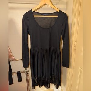 French Connection Black Long Sleeve Dress 6